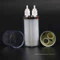 Double Tube Airless Bottle for Day and Night Cream (NAB38)